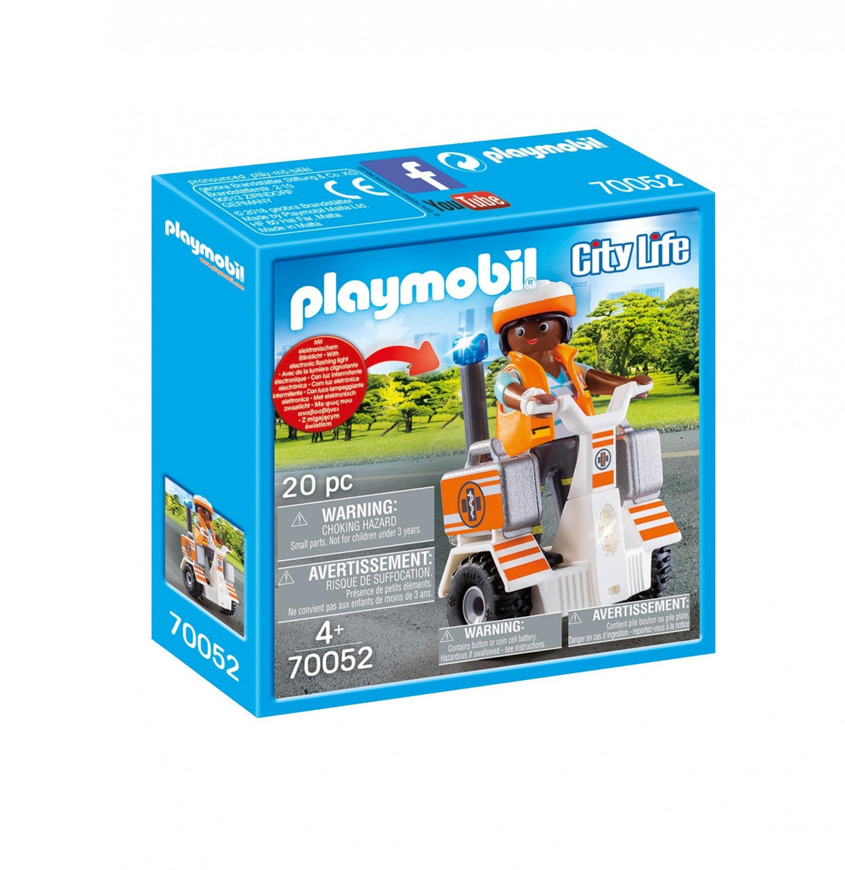 Playmobil 70052 Primeros Auxilios Y Segway