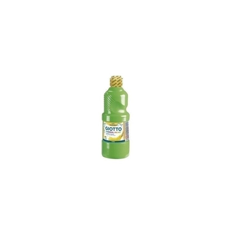 Giotto Témpera Escolar Lavable Verde Oscuro Botella 500 Ml