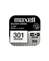 Maxell Pila Oxido Plata (301) Sr43sw Blister*1 Eu 0% Mercurio