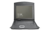 Consola Modular Tft Hd De 43,2 Cm (19") Con 1 Puerto Vga, Negro Ral 9005, Teclado Uk
