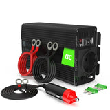 Inversor Para Automóvil Green Cell ® De 24 V A 230 V, Onda Sinusoidal Completa De 500 W