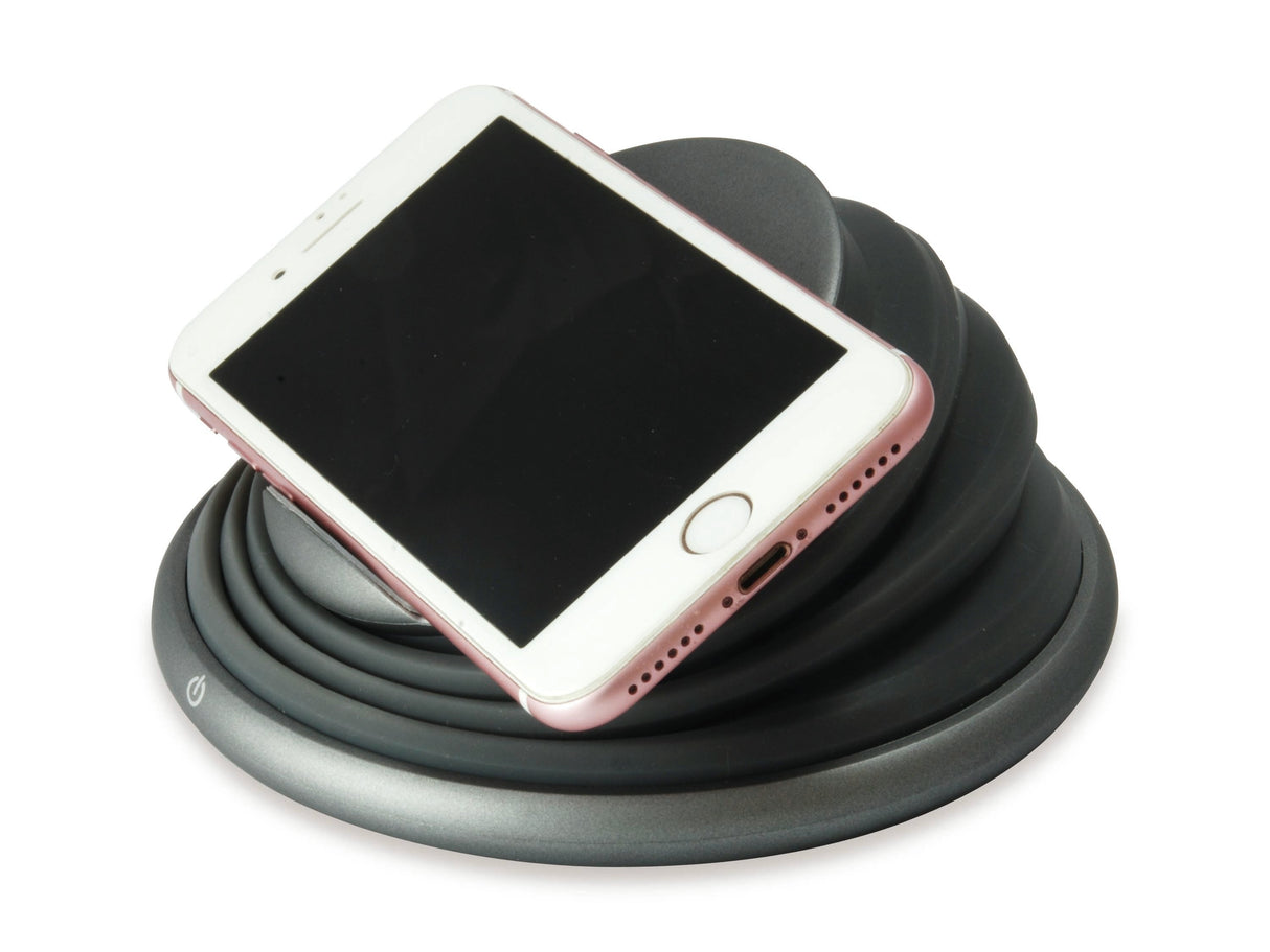 Conceptronic Cargador Inalambrico Qi 10w Soporte Plegable Grisâ Gorgon02g