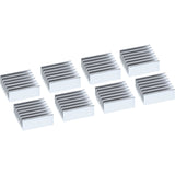 Aletas De Refrigeración Autoadhesivas Para Disipador De Chips Inline Ic, 8 Uds.