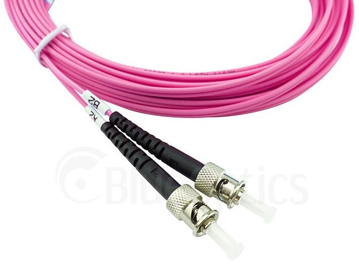 Blueoptics Sfp3133fu1mk Cable De Fibra Optica 1 M Lc St Om4 Magenta