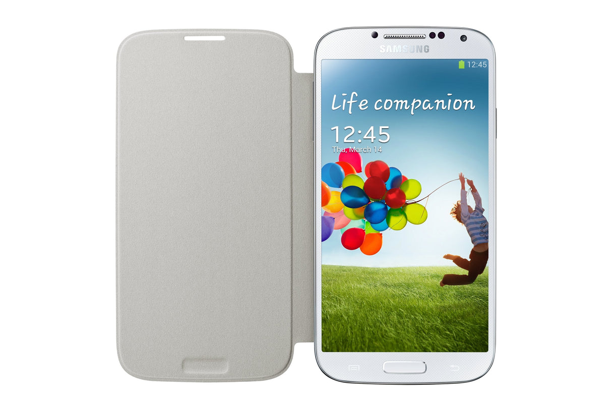 Samsung Flip Cover Funda Samsung Galaxy S4/Con Tapa.Sustituye Tapa Trasera/Marron/Ef-Fi950baegww