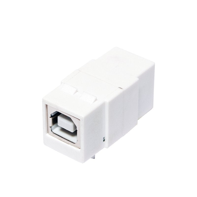 Adaptador Keystone Usb 2.0, Usb-B Hembra > Usb-B Hembra Blanco
