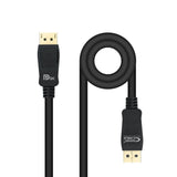 Nanocable Cable Displayport 1.4 Macho A Displayport 1.4 Macho 2m - Certificado Vesa - Negro