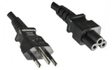 Brasilliansk Netledning 1,8m  Sort, A+C Mickey, Mouse Stik,