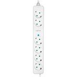 EAN 4052792063455 - LogiLink LPS271 base múltiple 1,5 m 6 salidas AC Interior Blanco imagen 2