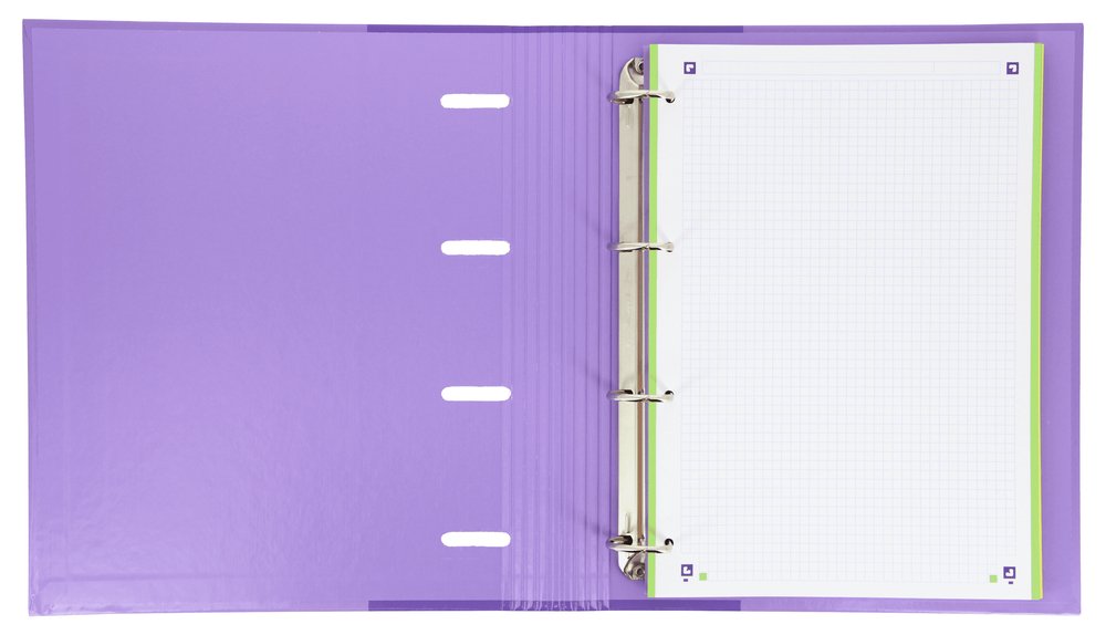 Oxford Carpeta De Anillas 4 X 35mm Europeanbinder C/Recambio 100h A4+ 5x5 Cierre C/Goma C/Surtidos