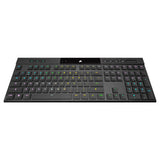 Teclado Alemán Corsair K100 Rgb Air Usb + Rf Wireless + Bluetooth Qwertz Negro