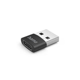 EAN 4047443487193 - Hama 00201532 cambiador de género para cable USB C USB A Negro imagen 1