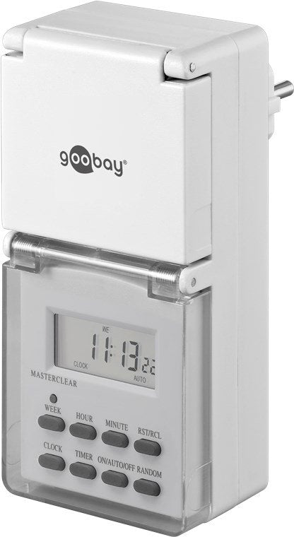 Goobay Ip44 Digital Timer - White