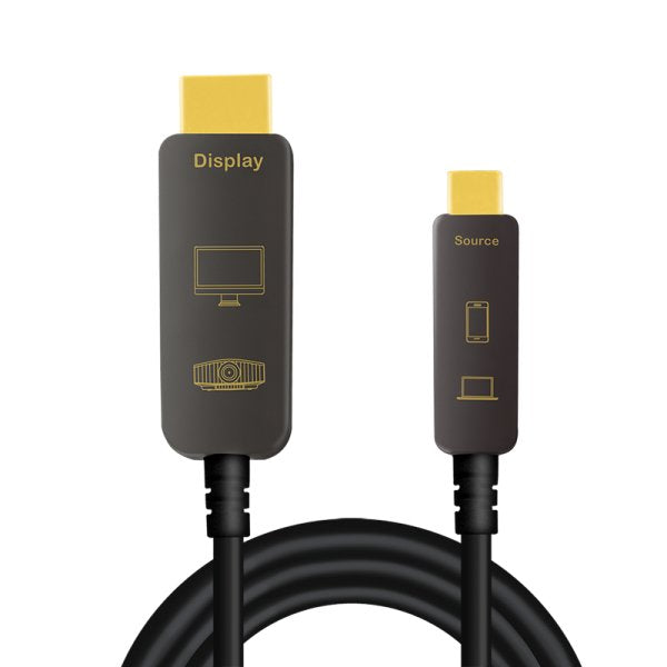 Cable Usb C Macho A Hdmi Macho 15.00m 4k/60hz 10.2 Gbit/S Aoc Logilink