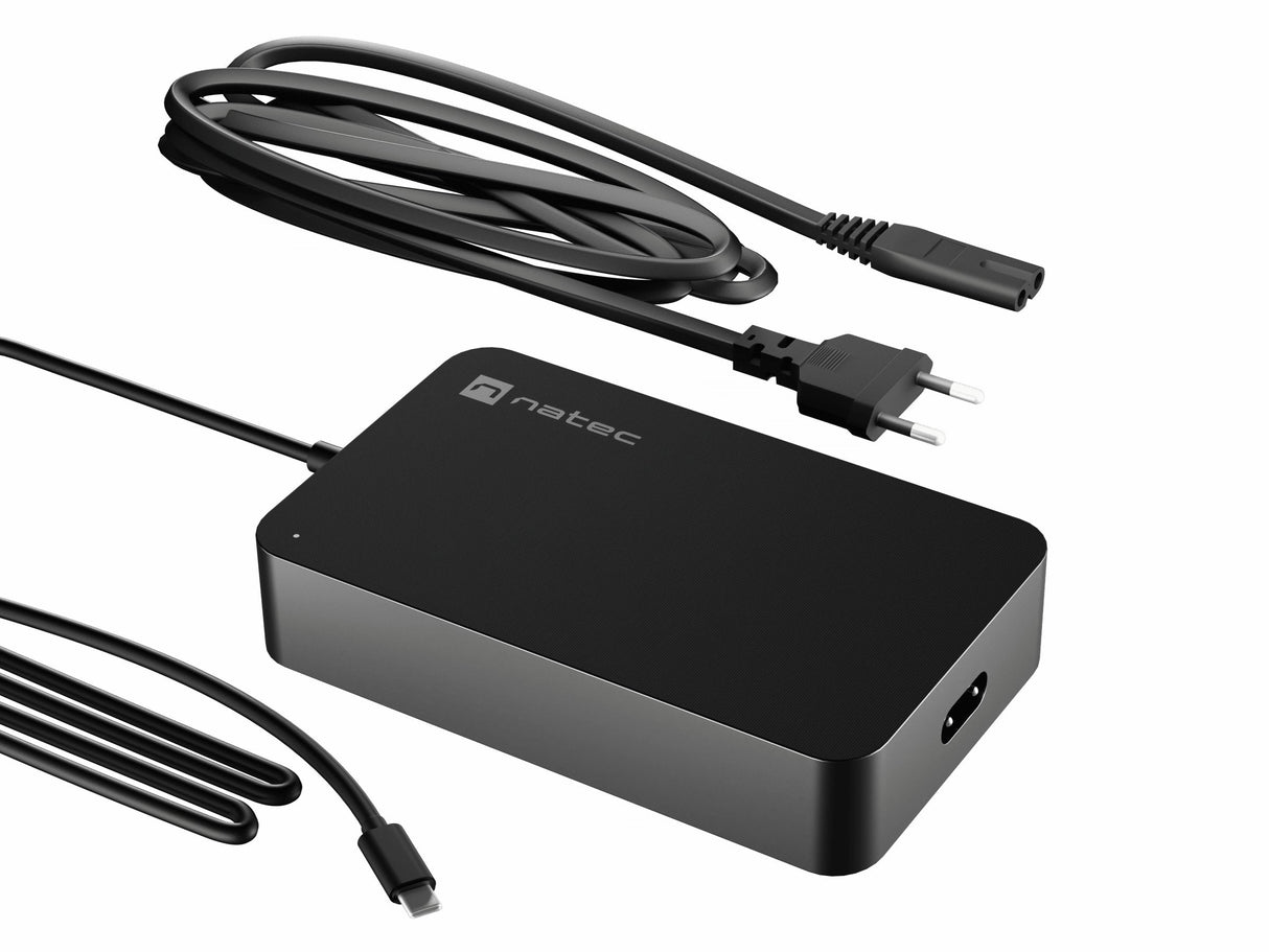 Cargador Natec Grayling Usb-C 90w Para Portatiles, Tablets, Smartphones