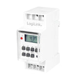 Temporizador Logilink, Digital Para Montaje En Carril Din
