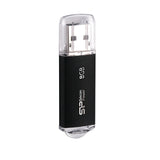 Pendrive Silicon Power 8gb Usb2.0 I-Series/Alu Black