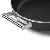 Smeg Dpf2812blm Pfanne, 28 Cm, Keramik, Edelstahlgriffe, Mattschwarz