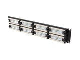 Patch Panel Lanberg 48 Puertos 2u 19? Cat.6 Negro