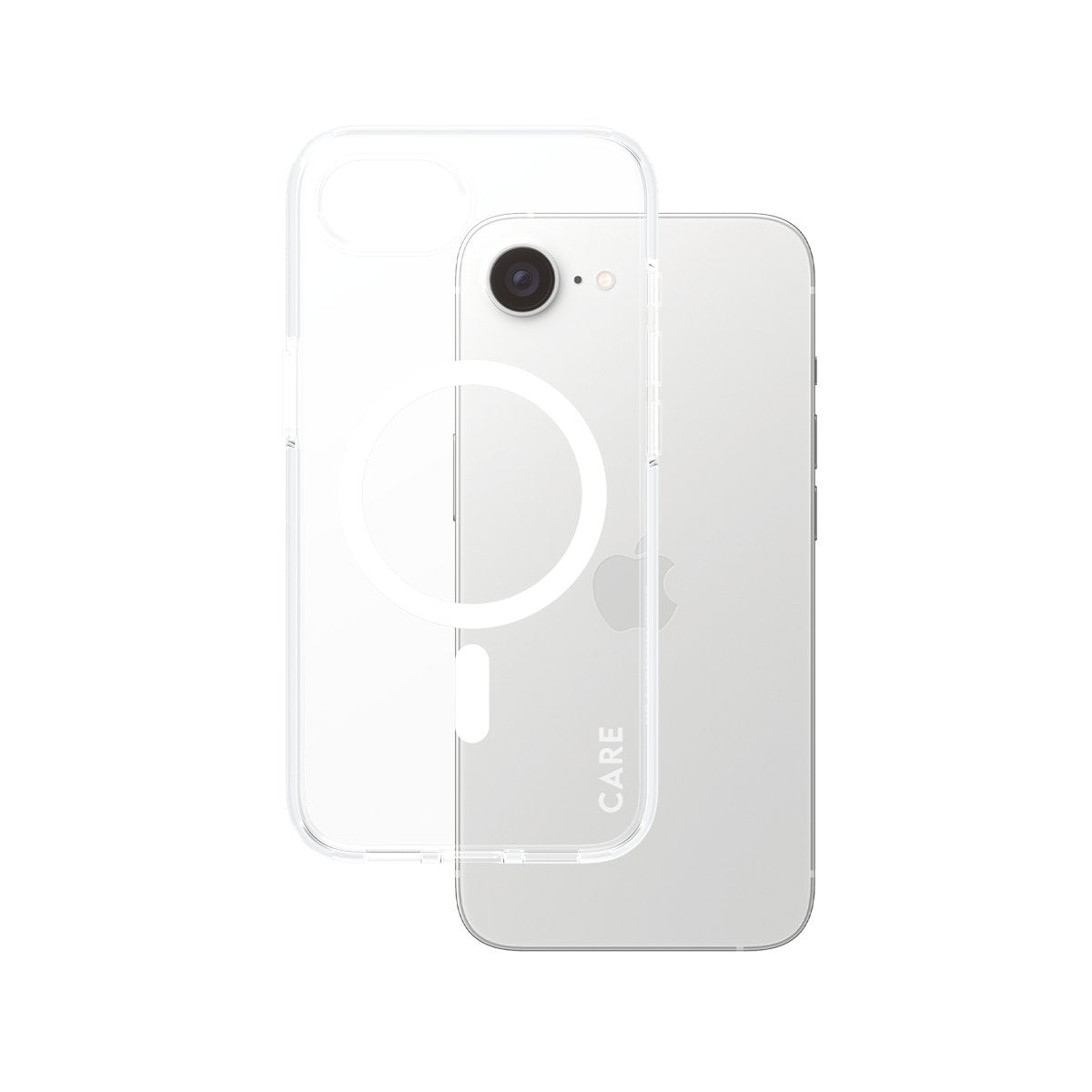 EAN 5715685021022 - PanzerGlass CARE™ by ® Urban Combat Case Transparent w. White Qi Compatible iPhone 17e | 16e funda para t imagen 1