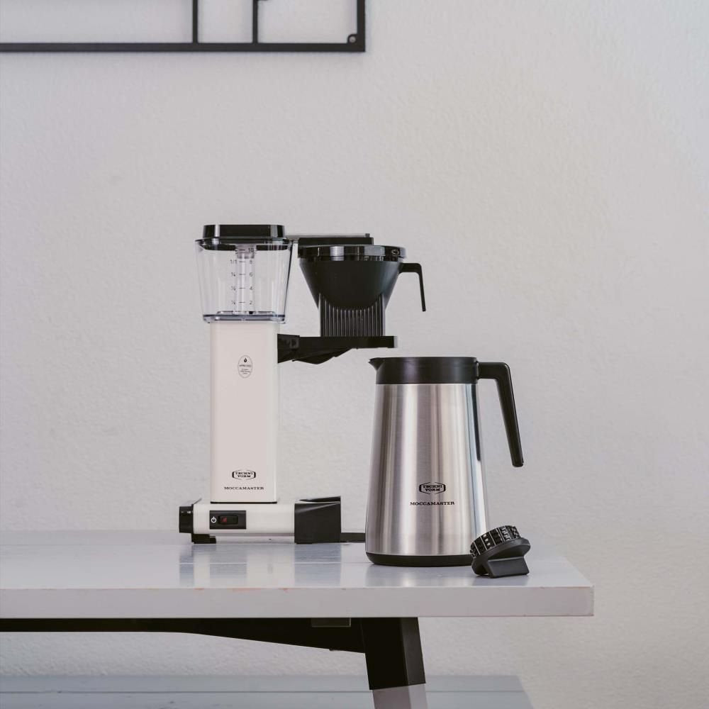 Moccamaster 79404 Kbgt, Filterkaffeemaschine, Blanco, 1.25 Liter