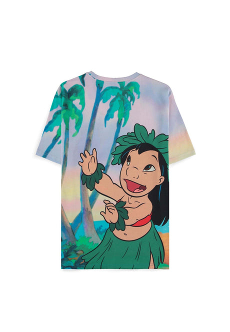 EAN 8718526200386 - DIFUZED Disney Lilo & Stitch - AOP Camiseta Cuello redondo Manga corta Algodón imagen 2