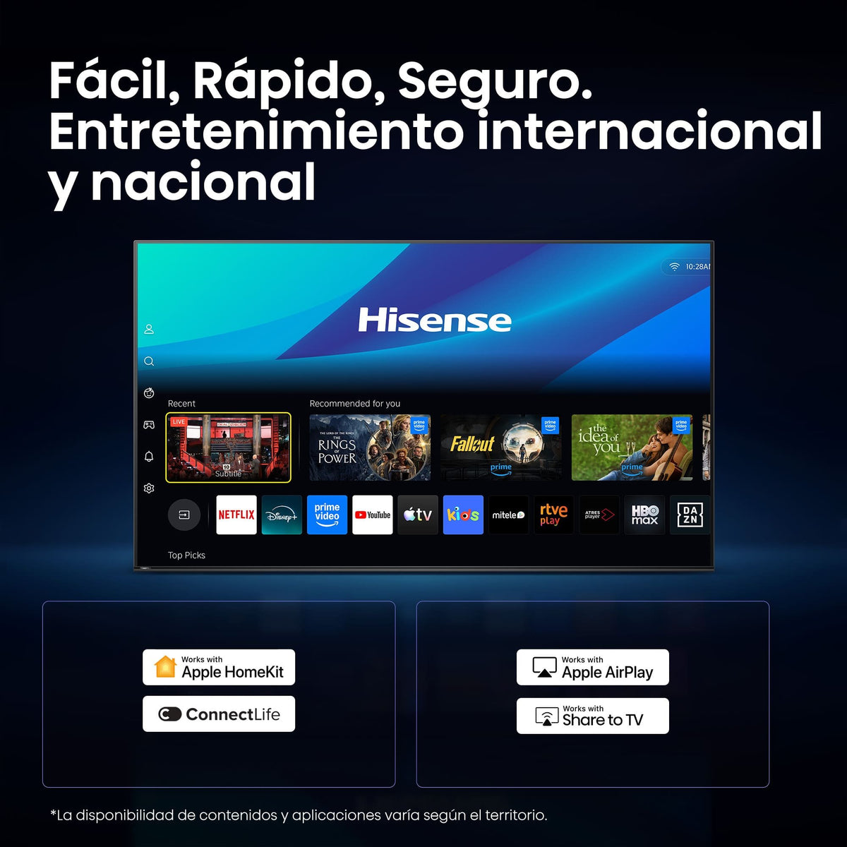 EAN 6942351429205 - Hisense 32A4S 81,3 cm (32") HD Smart TV Wifi Negro 200 cd / m² imagen 9