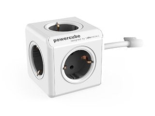 Powercube Extended 5 Tomas 1.5m Gris
