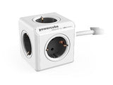 Powercube Extended 5 Tomas 1.5m Gris