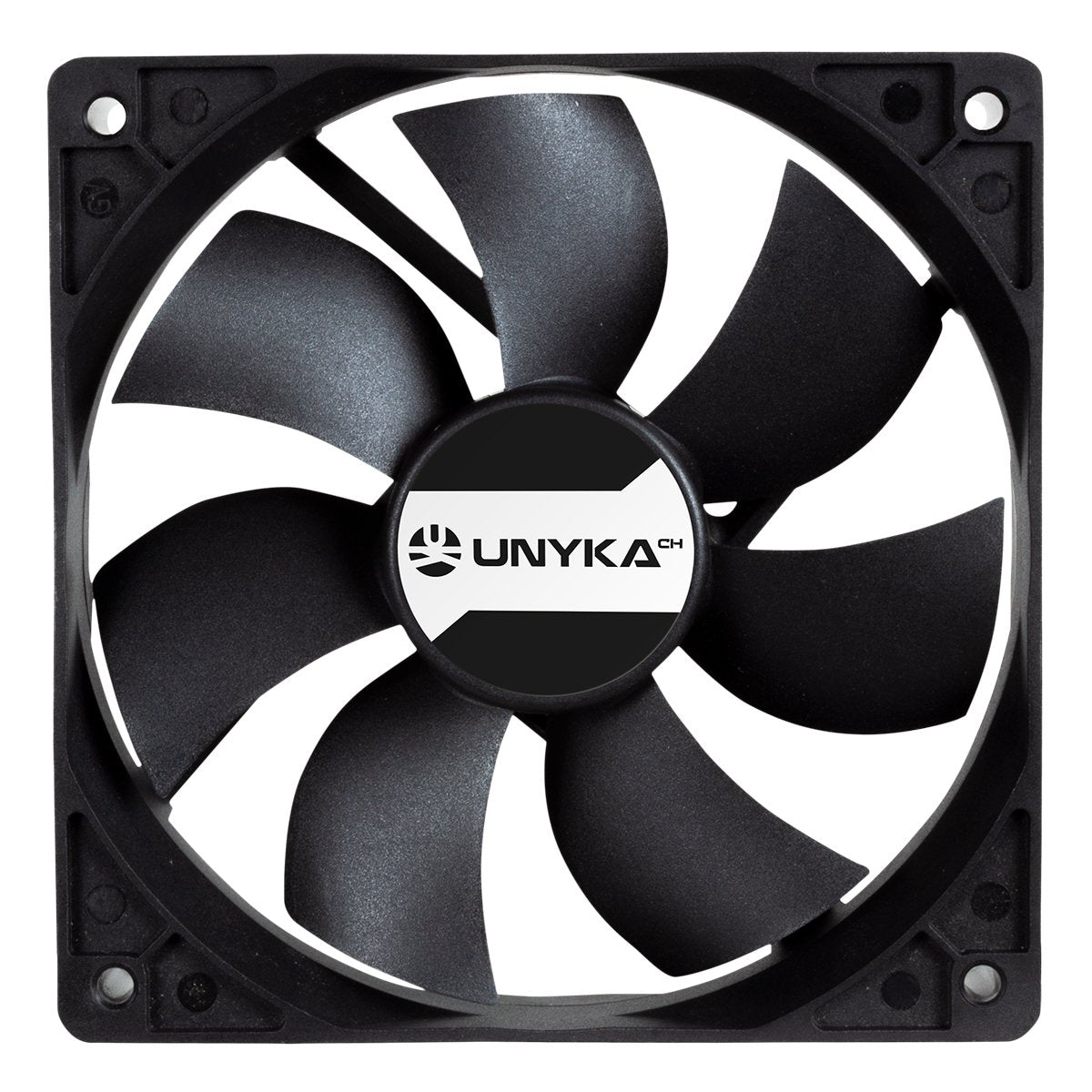 EAN 6940533543510 - UNYKAch 80.120.25 sistema de refrigeración para ordenador Carcasa del ordenador 12 cm Negro imagen 2