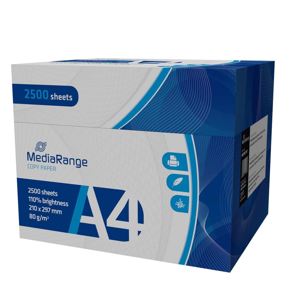 Mediarange Mrink110 Papel Para Impresora De Inyección De Tinta A4 (210x297 Mm) Mate 500 Hojas Blanco