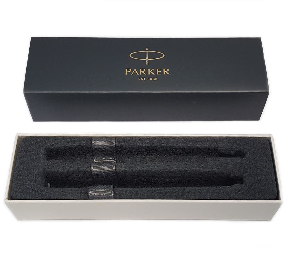 Parker 2093258 Juego De Bolígrafos Negro, Plata 2 Pieza(S)