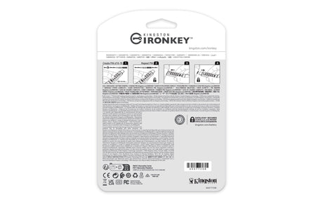 EAN 0740617336641 - Kingston Technology IronKey Keypad 200 unidad flash USB USB Tipo C 3.2 Gen 1 (3.1 Gen 1) Azul imagen 4
