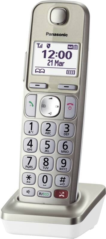EAN 5025232921157 - Panasonic KX-TGEA25EXN teléfono inalámbrico Terminal de teléfono DECT Champán imagen 1