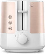 Philips Viva Collection Hd2638/11 Tostadora 7 2 Rebanada(S) 950 W Oro Rosa, Blanco