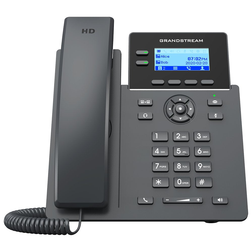 Teléfono Grandstream Networks Grp2602g Ip Negro 2 Líneas Lcd Wifi
