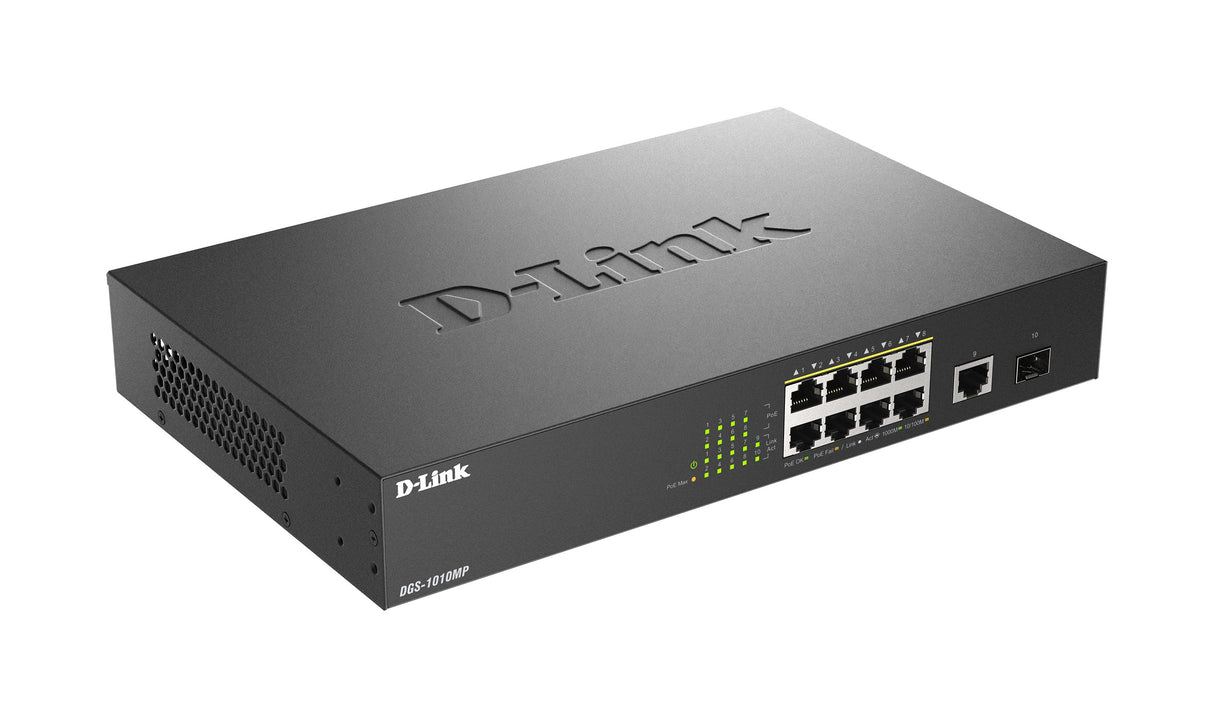 EAN 0790069474101 - D-Link DGS-1010MP/E switch No administrado L2 Gigabit Ethernet (10/100/1000) Energía sobre Ethernet (PoE) imagen 2