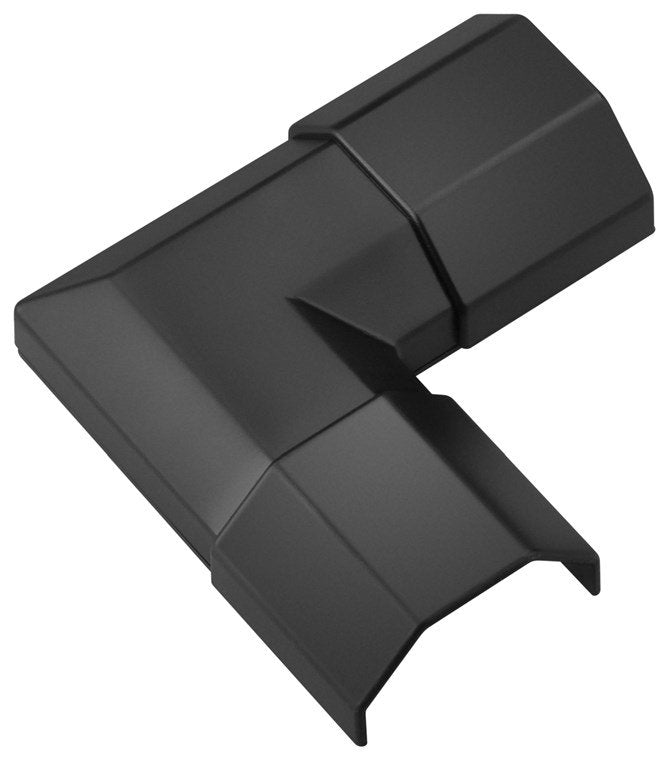 Canaleta De Aluminio Para Cables, Negro, 3,4 Angulo De  90º Para 90723 Goobay
