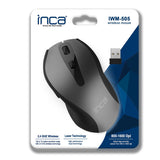 Inca Iwm-505 Ratón Mano Derecha Rf Inalámbrico Óptico 1600 Dpi
