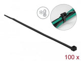 Delock Brida Para Cables Resistente Al Frío La 200 X An 4,8 Mm Negra 100 Piezas