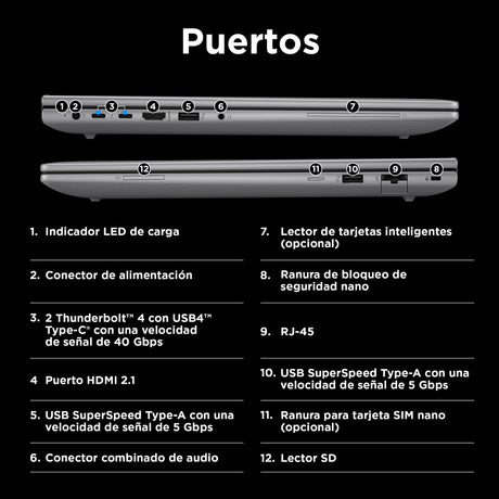 EAN 198415363091 - HP ZBook Power G11 Intel Core Ultra 9 185H Estación de trabajo móvil 40,6 cm (16") Pantalla táctil WUXGA 3 imagen 4
