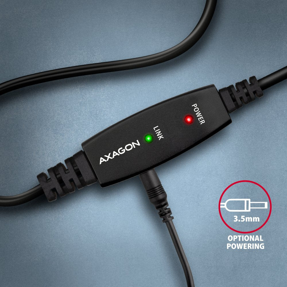 Axagon Adr-215b Aktives Usb 2.0 Verbindungscable, Usb-A Auf Usb-B - 15m