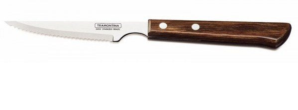 Juego De Cuchillos De Asado 6 Piezas Polywood Castaño Tramontina