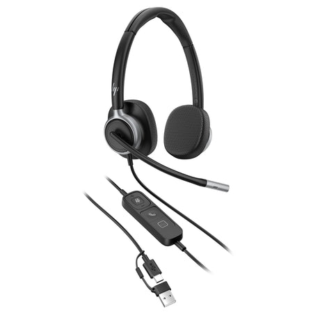 EAN 0199764365590 - HP Poly Mission 625 Stereo USB Wired Headset (Bulk) Alámbrico Diadema Business/Everyday USB Tipo C Negro imagen 3