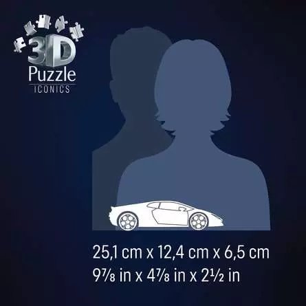 Puzzle 3d 158 Elementów Samochód Lamborghini Huracan Evo Verde