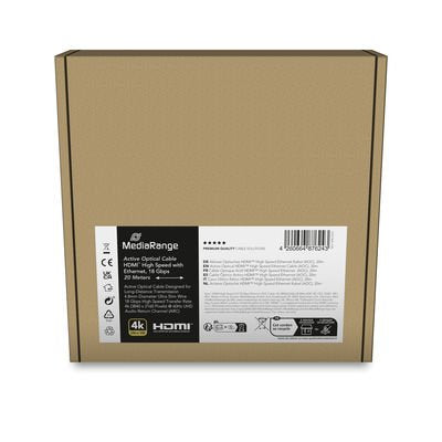 Cable  Mediarange Mrcs224  Hdmi 20 M Hdmi Tipo A (Estándar) Negro