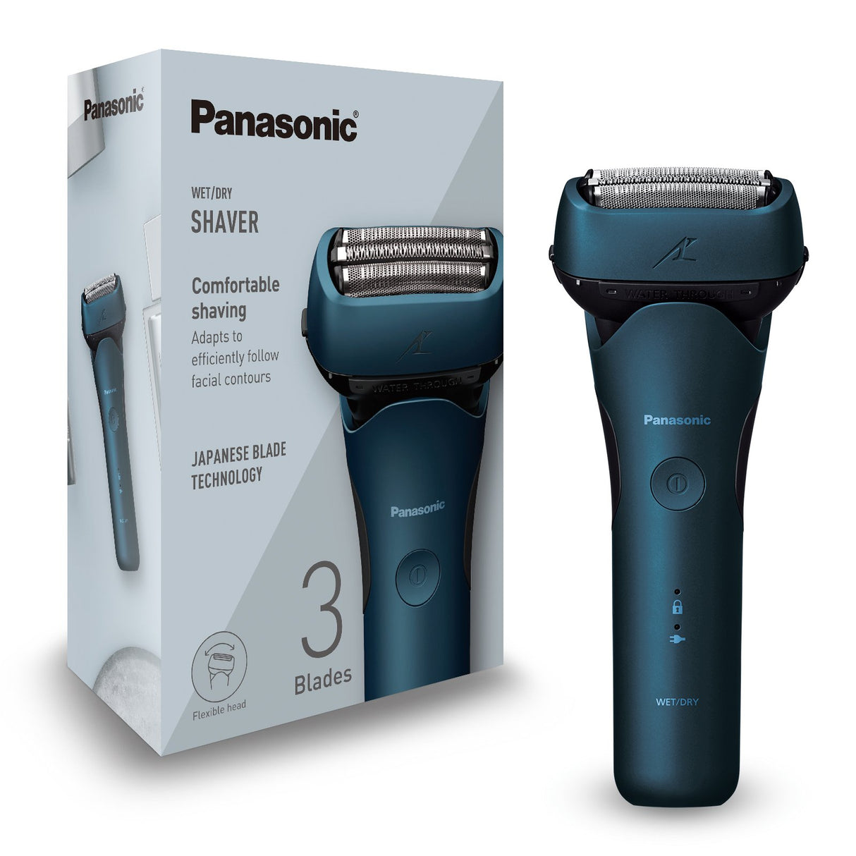 EAN 5025232950430 - Panasonic ES-LT4B Máquina de afeitar de láminas Recortadora Azul imagen 7