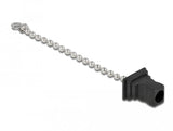 Lwl Staubschutzkappe Mit Kette Für Sc Stecker Schwarz
