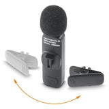 Microfono Hama De Solapa Inalambrico - 2200 Ohm - Usb-C - Sujeccion Con Clip - Negro