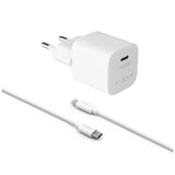 Fixed Mini Travel Charger 20w+ Usb-C Usb-C Cable, White